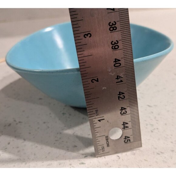 Vernon ware Heavenly days Speckled Blue Ceramic Chowder Bowl - Picture 4 of 10